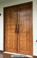 Motif Pintu Jati Minimalis